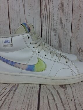 Nike Court Royale 2 Mid Sneakers Tie Dye Swoosh Women's Size 9